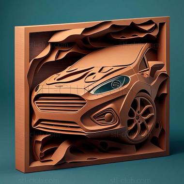 3D model Ford Fiesta (STL)